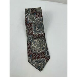 Vintage Wembley Tie Mens Paisley Necktie Classic Silk Blend Multicolor 90s‎